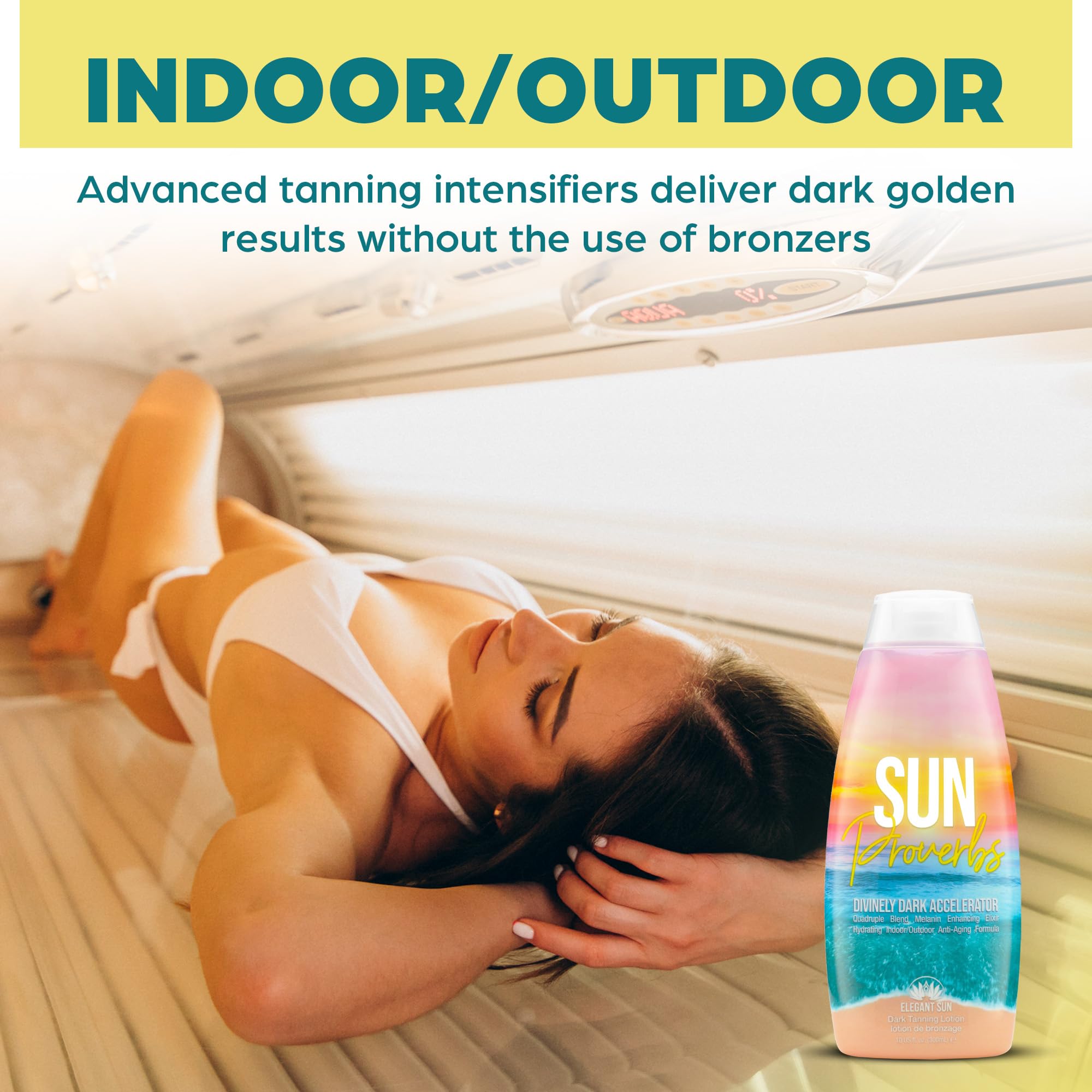 Elegant Sun Sun Proverbs user with subtle bronze glow after tanning