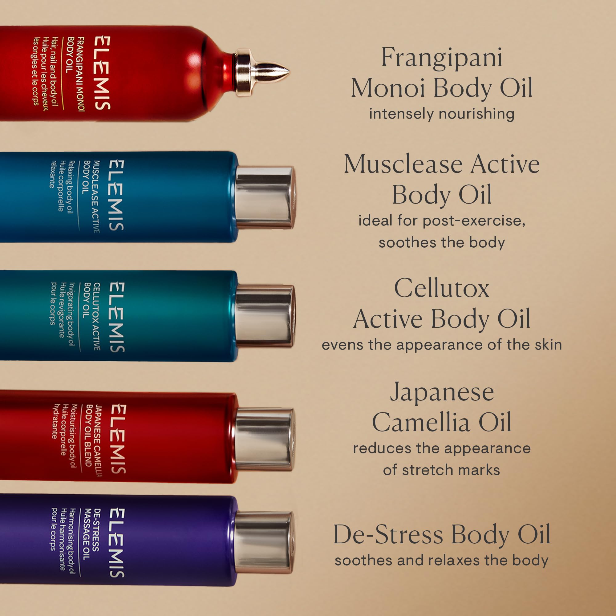 ELEMIS bathroom spa scene with oil on skin for quick daily use.