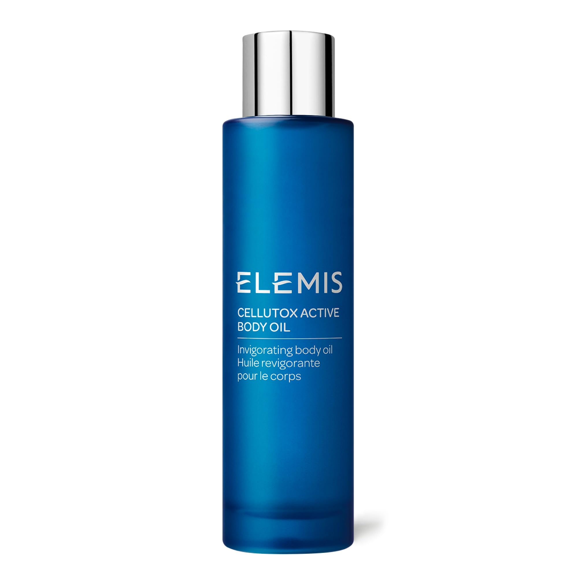ELEMIS: botella de aceite de masaje para piel suave y absorción rápida.