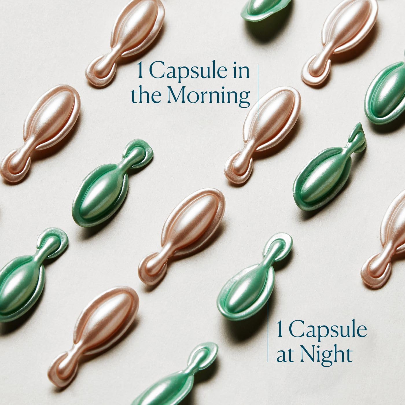 Elemis capsules close-up demonstrates convenient daily vitamin-like support for skin.