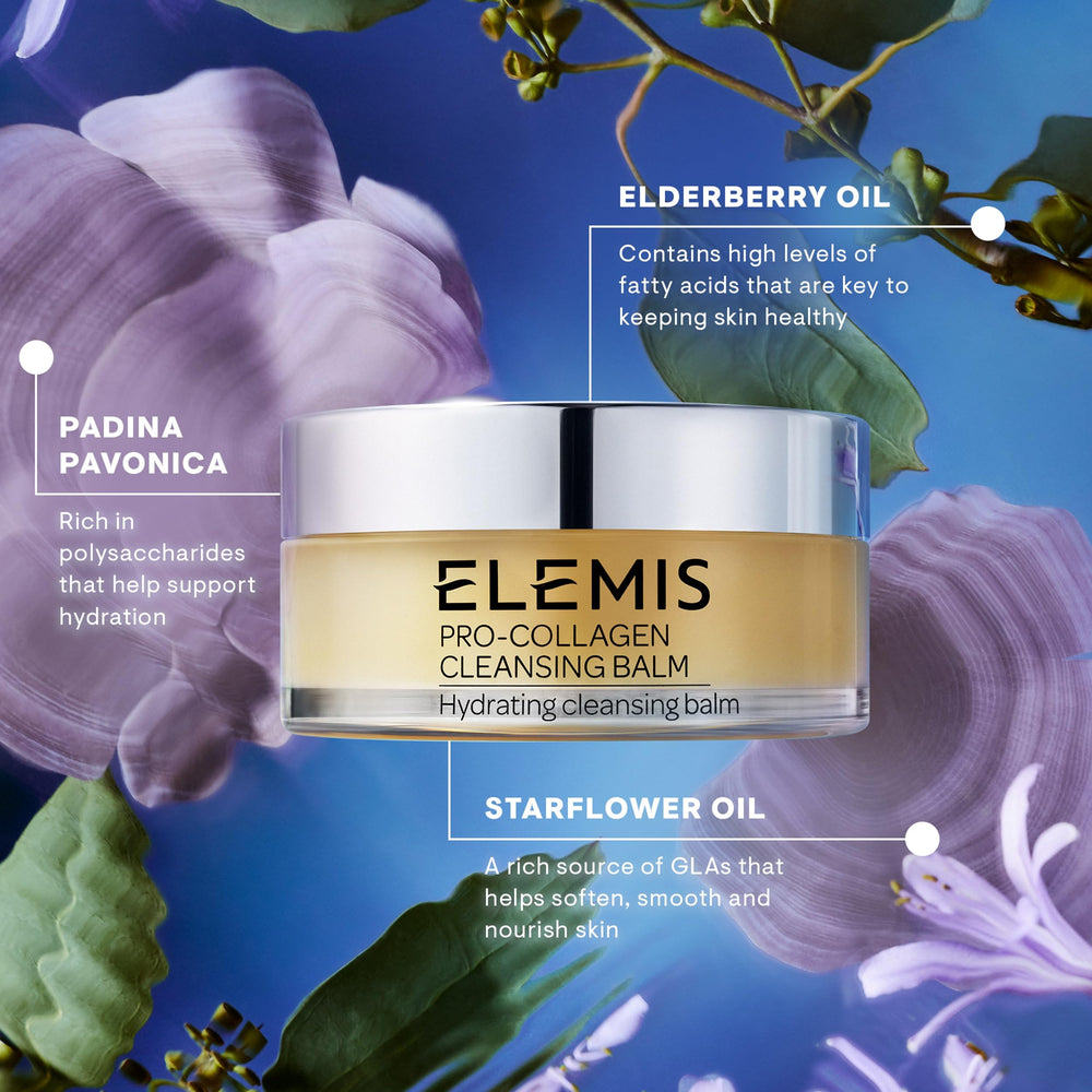ELEMIS cleansing balm used as weekly mask for deeper hydration.