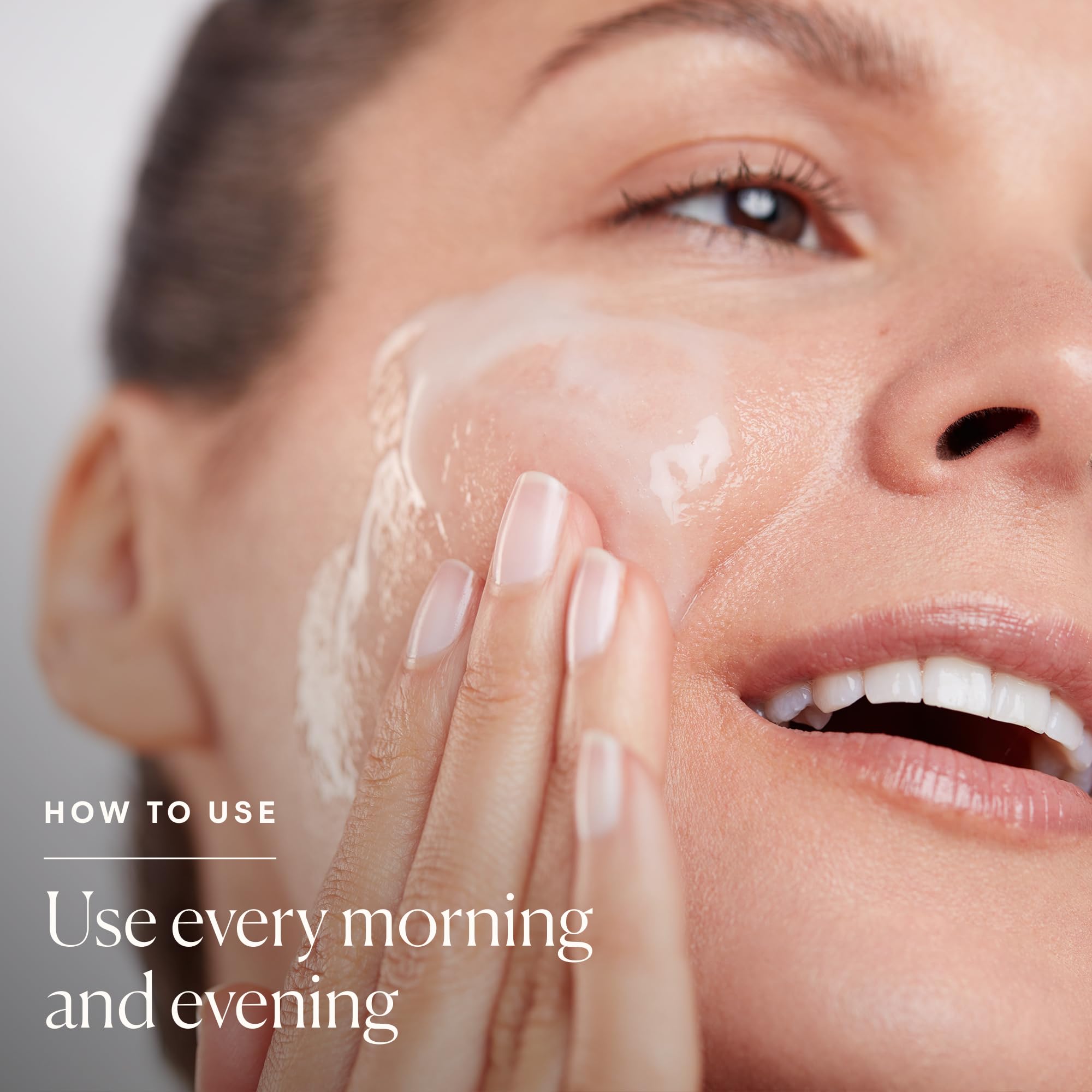 ELEMIS Dynamic Resurfacing Facial Wash rinse followed by pat-dry delivers a clean finish.