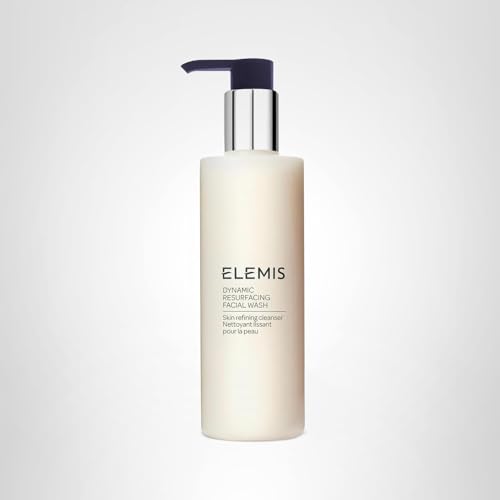 ELEMIS Dynamic Resurfacing Facial Wash routine setup in bathroom for daily cleanse.