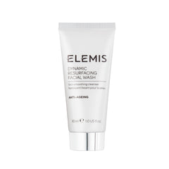ELEMIS Dynamic Resurfacing Facial Wash travel-size bottle for on-the-go cleansing and refreshed skin.