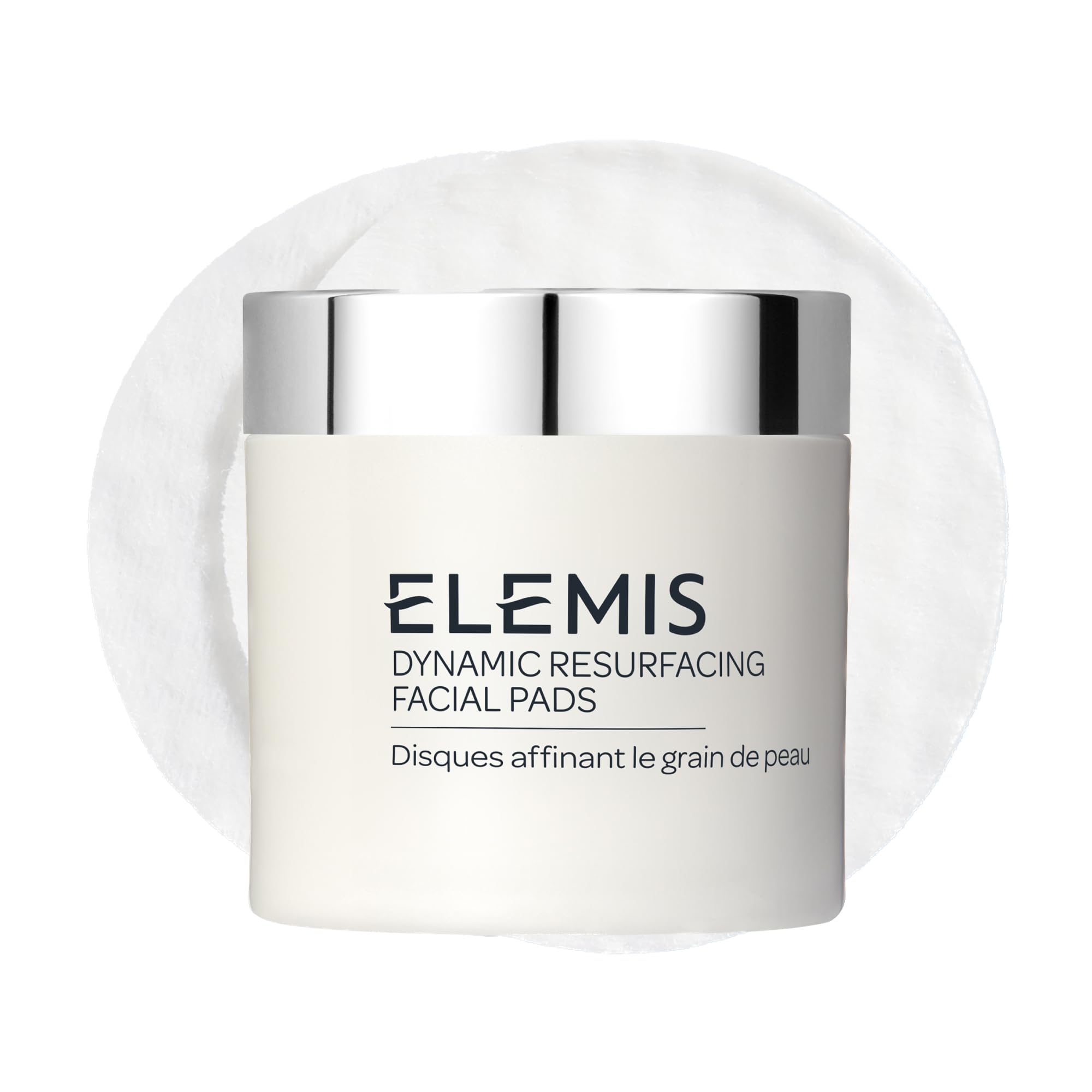 ELEMIS Dynamic Resurfacing Facial Pad textured side for gentle exfoliation and smoother skin.