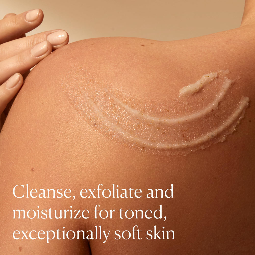 ELEMIS Exotic Lime & Ginger salt glow texture closeup highlights exfoliating grains.