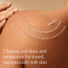 ELEMIS Exotic Lime & Ginger salt glow texture closeup highlights exfoliating grains.