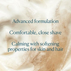 ELEMIS Ice Cool Foaming Shave Gel foam cushions skin for a precise, comfortable shave.