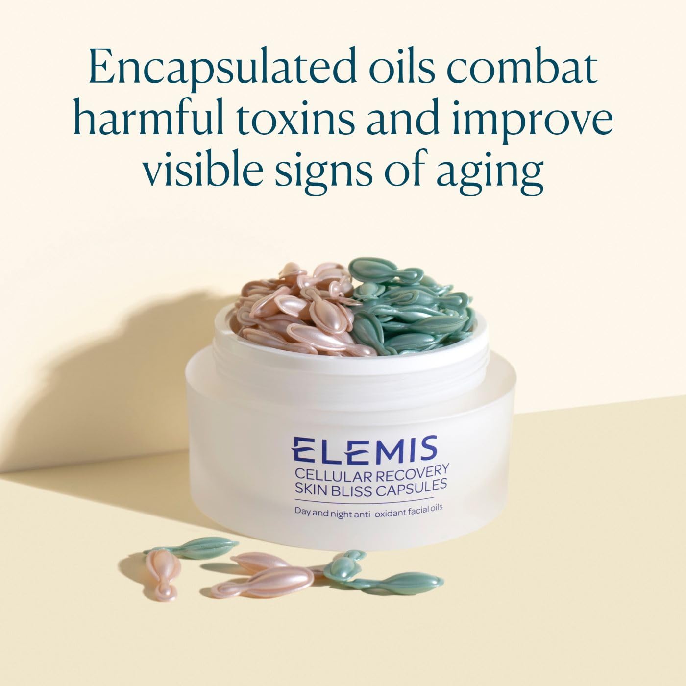 Elemis Lavender in evening capsule provides soothing overnight care and aroma.