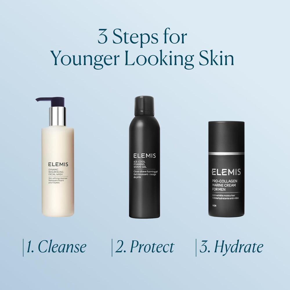 Elemis packaging image shows sleek tube design for on-the-go grooming.