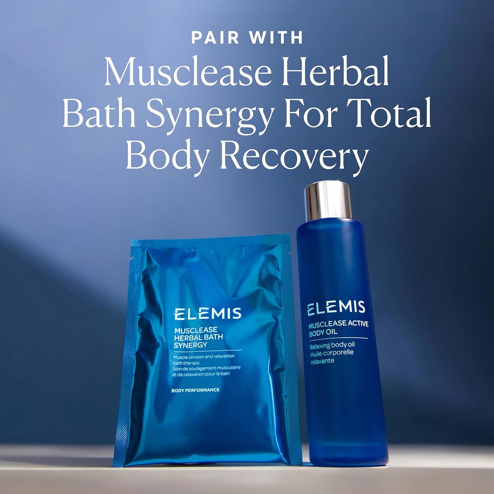 ELEMIS Musclease Laminaria seaweed visual emphasizes hydrating skin feel.
