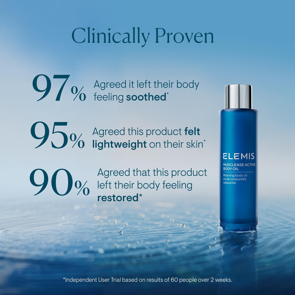 ELEMIS Musclease rosemary pine aroma image hints soothing scent.