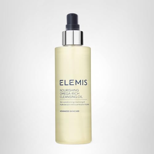 ELEMIS Nourishing Omega-Rich Cleansing Oil closeup evokes spa-like calm during cleansing.