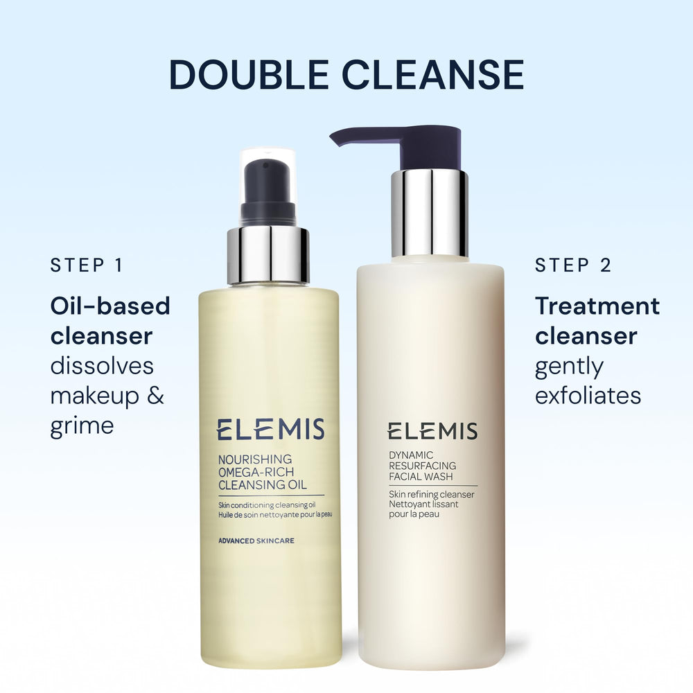 ELEMIS Nourishing Omega-Rich Cleansing Oil ingredients highlight omega-rich nourishment.