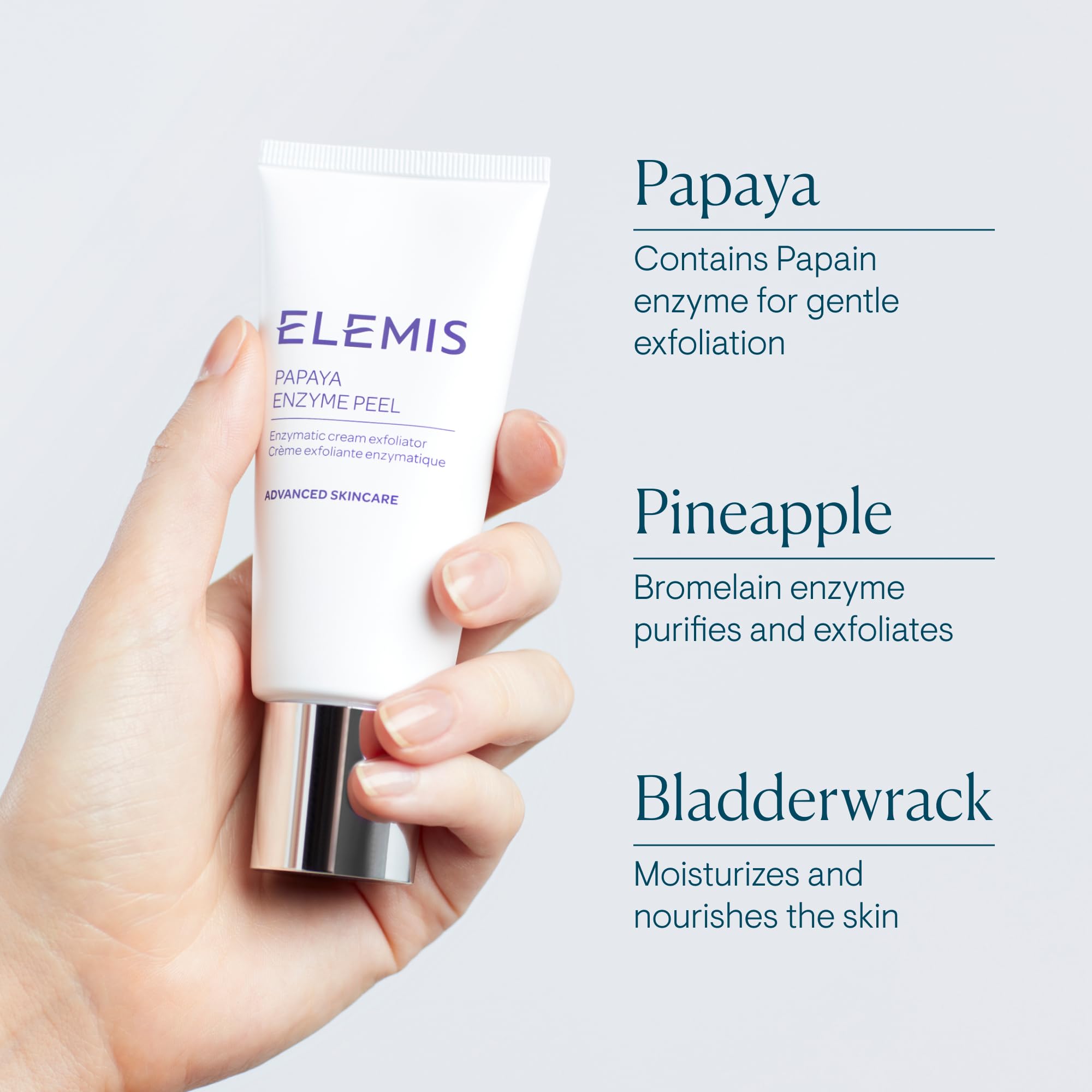 ELEMIS Papaya Enzyme Peel after-use glow suggesting refreshed skin tone