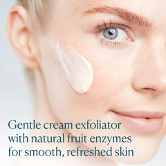 ELEMIS Papaya Enzyme Peel creamy texture highlighting non-abrasive exfoliation on skin