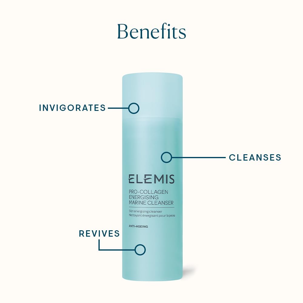 ELEMIS Pro-Collagen Energising Marine Cleanser lather emphasizes makeup removal and oil control