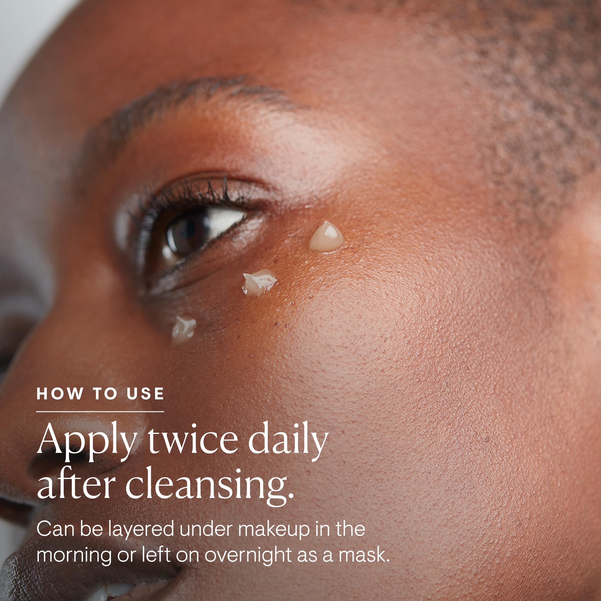 ELEMIS Pro-Collagen Eye Revive Mask hydration in action on delicate eye skin.