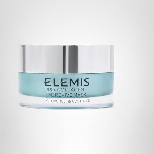 ELEMIS Pro-Collagen Eye Revive Mask in-use on eyes shows brightening potential.