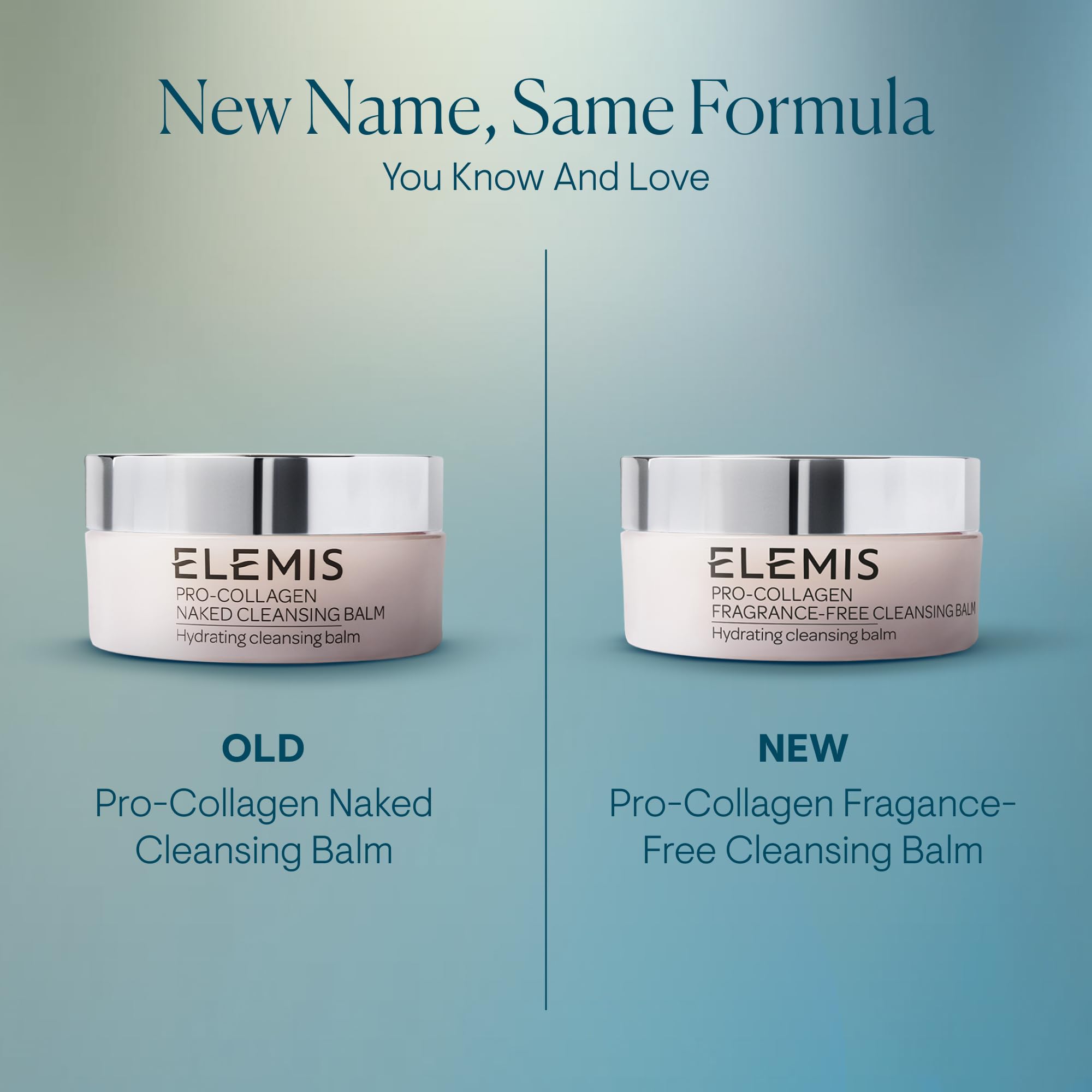 ELEMIS Pro-Collagen balm warmed between palms demonstrates silky warmth for skin