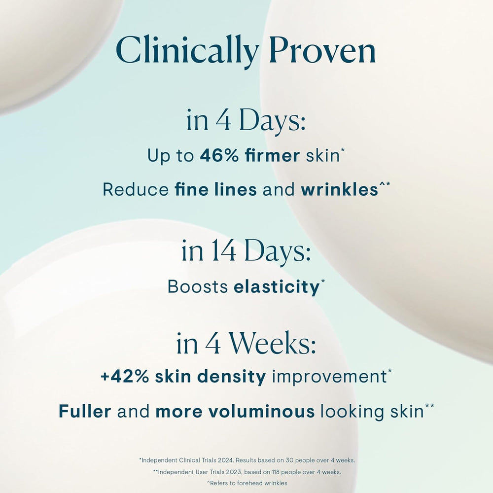 ELEMIS Pro-Collagen Future Restore Serum on skin shows a luminous, refreshed finish.