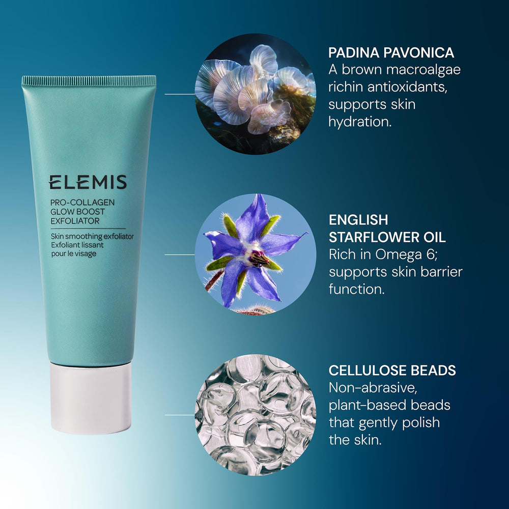 ELEMIS exfoliator after cleansing ready to sweep away traces of the day