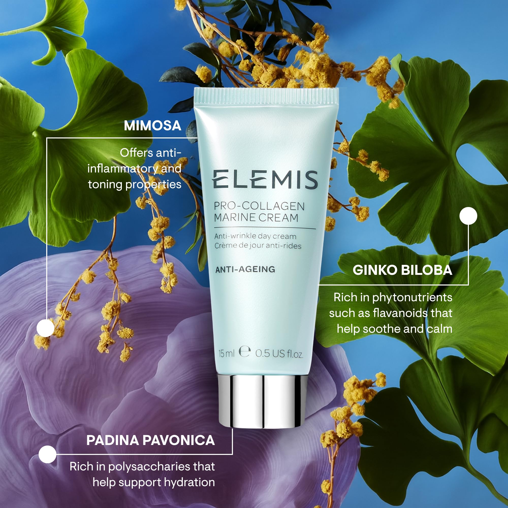 ELEMIS Pro-Collagen Marine Cream daily routine context communicates accessible skincare