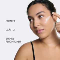 ELEMIS Pro-Collagen Marine Cream dispensing bottle demonstrating easy daily application