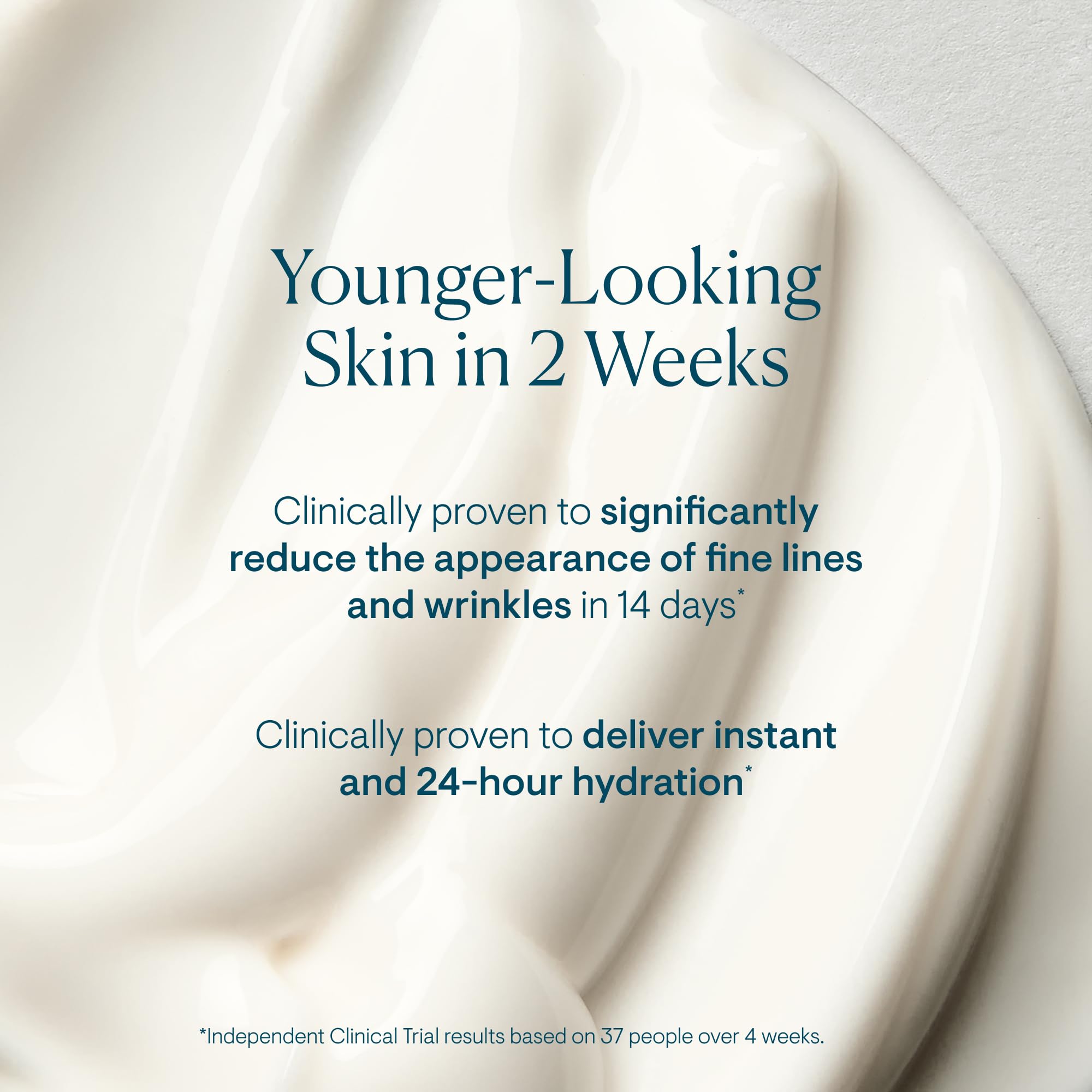 ELEMIS Pro-Collagen Marine Cream SPF 30 texture on skin suggests hydrating comfort.