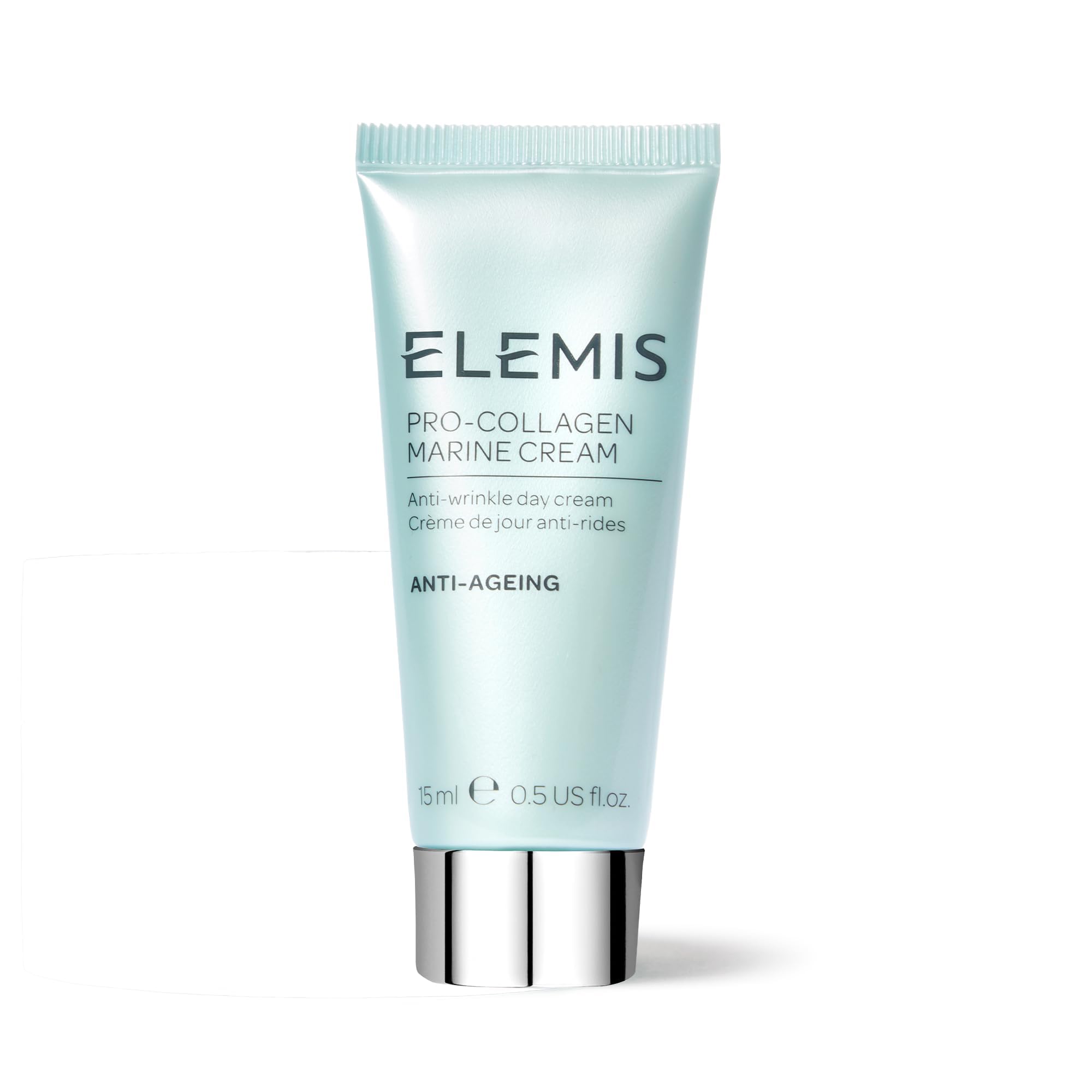 ELEMIS Pro-Collagen Marine Cream tube closeup for hydrating, radiant skin