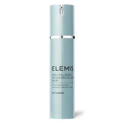 ELEMIS Pro-Collagen Neck Balm tube closeup showing rich hydration for smoother skin.