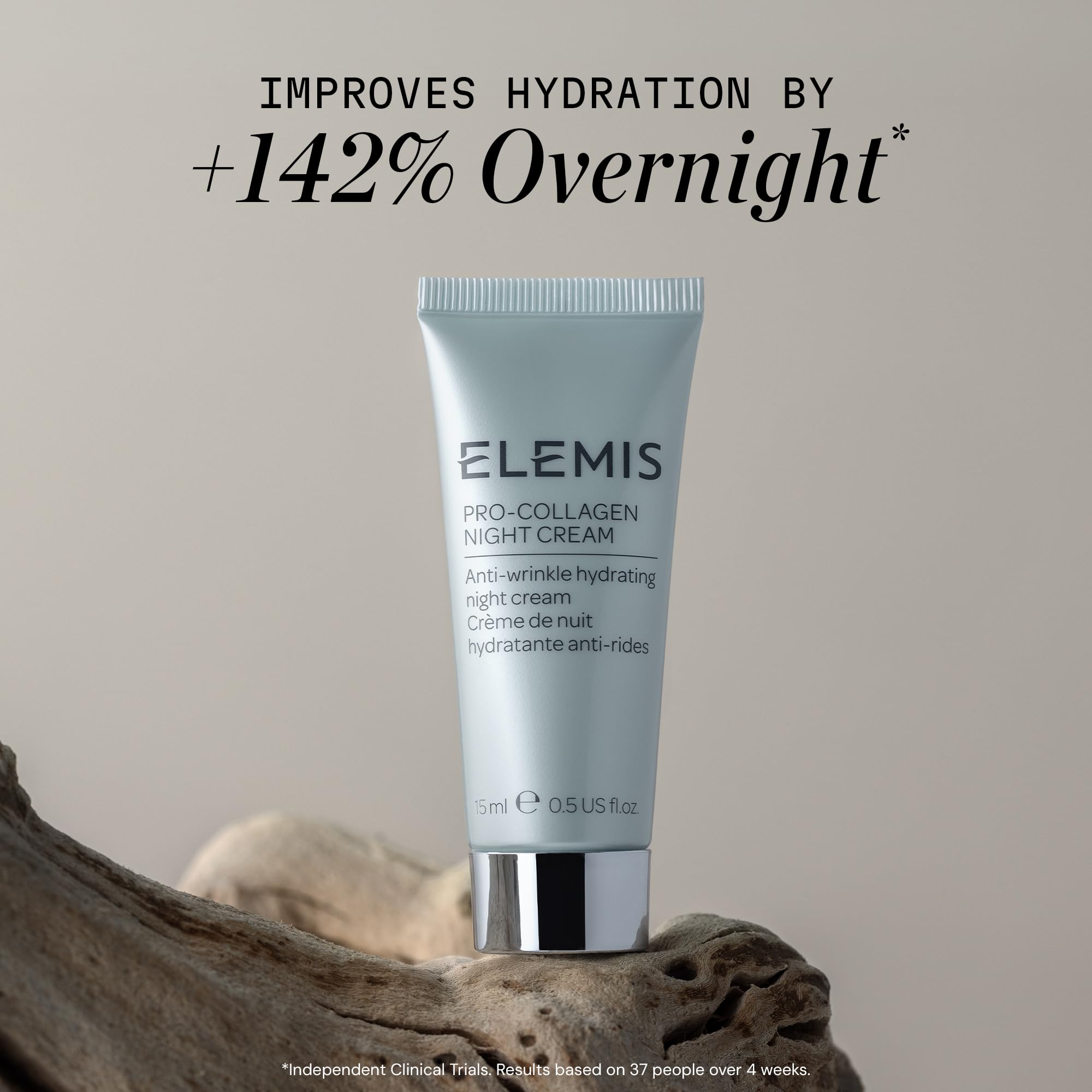 ELEMIS Pro-Collagen Night Cream being applied to the face for smoothing and prep