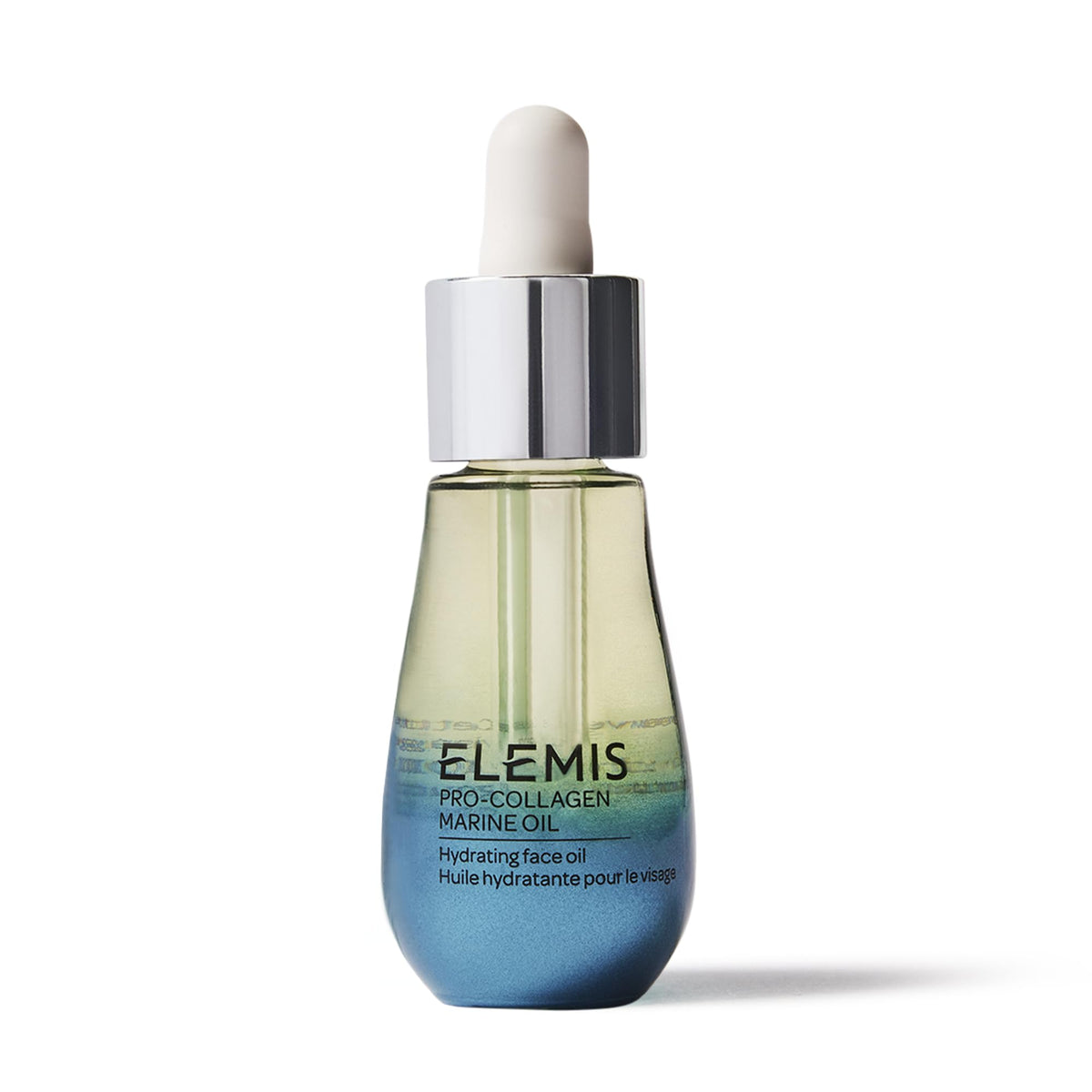 ELEMIS Pro-Collagen Marine Oil 15ml bottle provides lightweight hydration for the face
