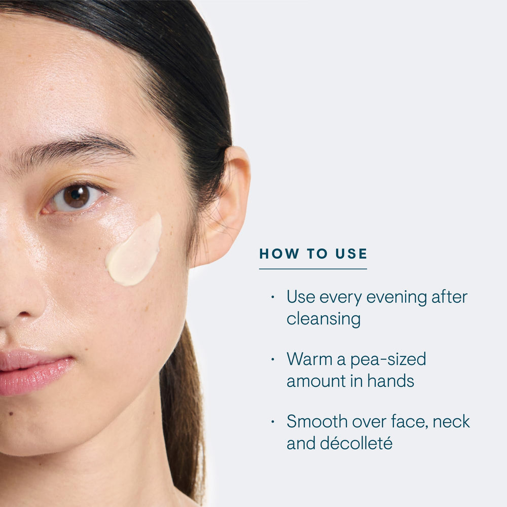 Elemis Pro-Collagen Overnight Matrix ingredients showcased for nourishing care.