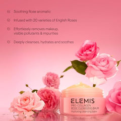 Elemis Pro-Collagen Rose Cleansing Balm facial massage shows skin-softening cleanse