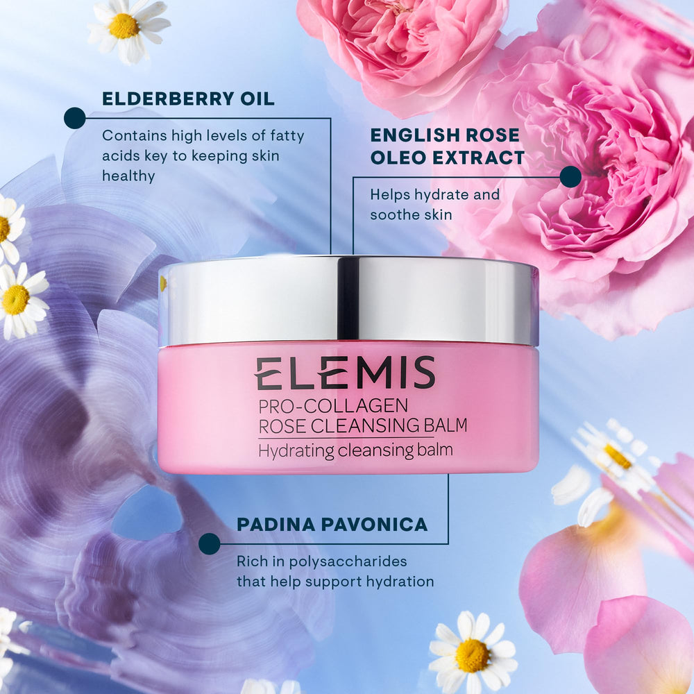 Elemis packaging display communicates 3-in-1 daily cleanser convenience