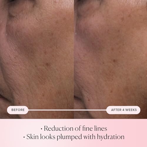ELEMIS Pro-Collagen Rose Micro Serum pump-action demonstrates easy daily application for refreshed, nourished skin.