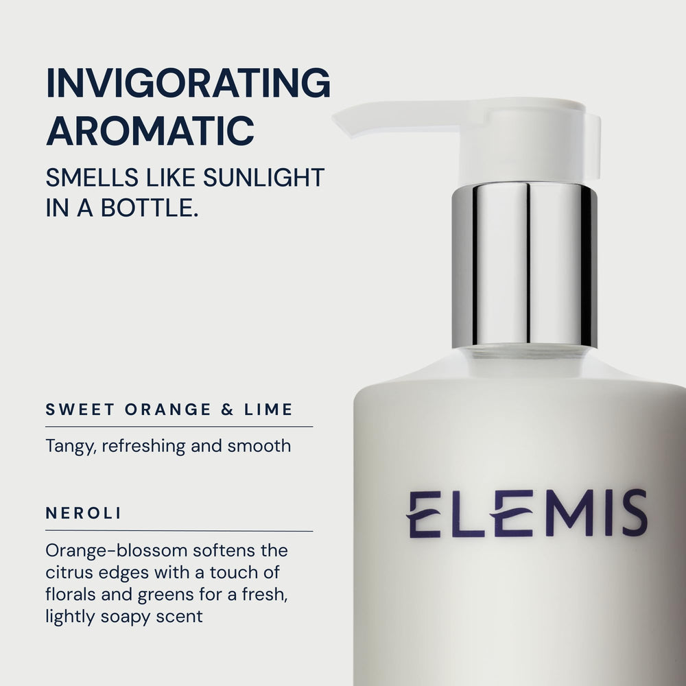 Elemis Revitalise-Me lotion applied on arm after shower.