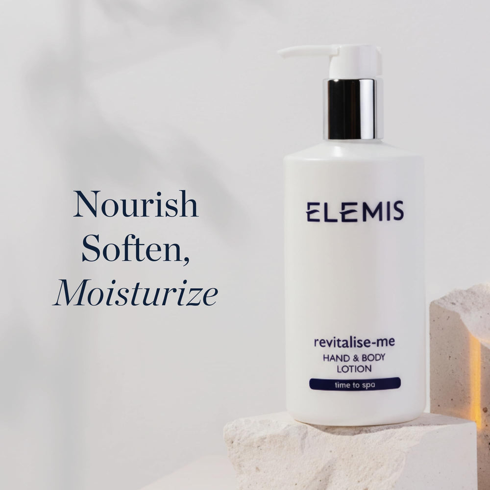 Elemis Revitalise-Me pump action moment for quick daily moisturising.