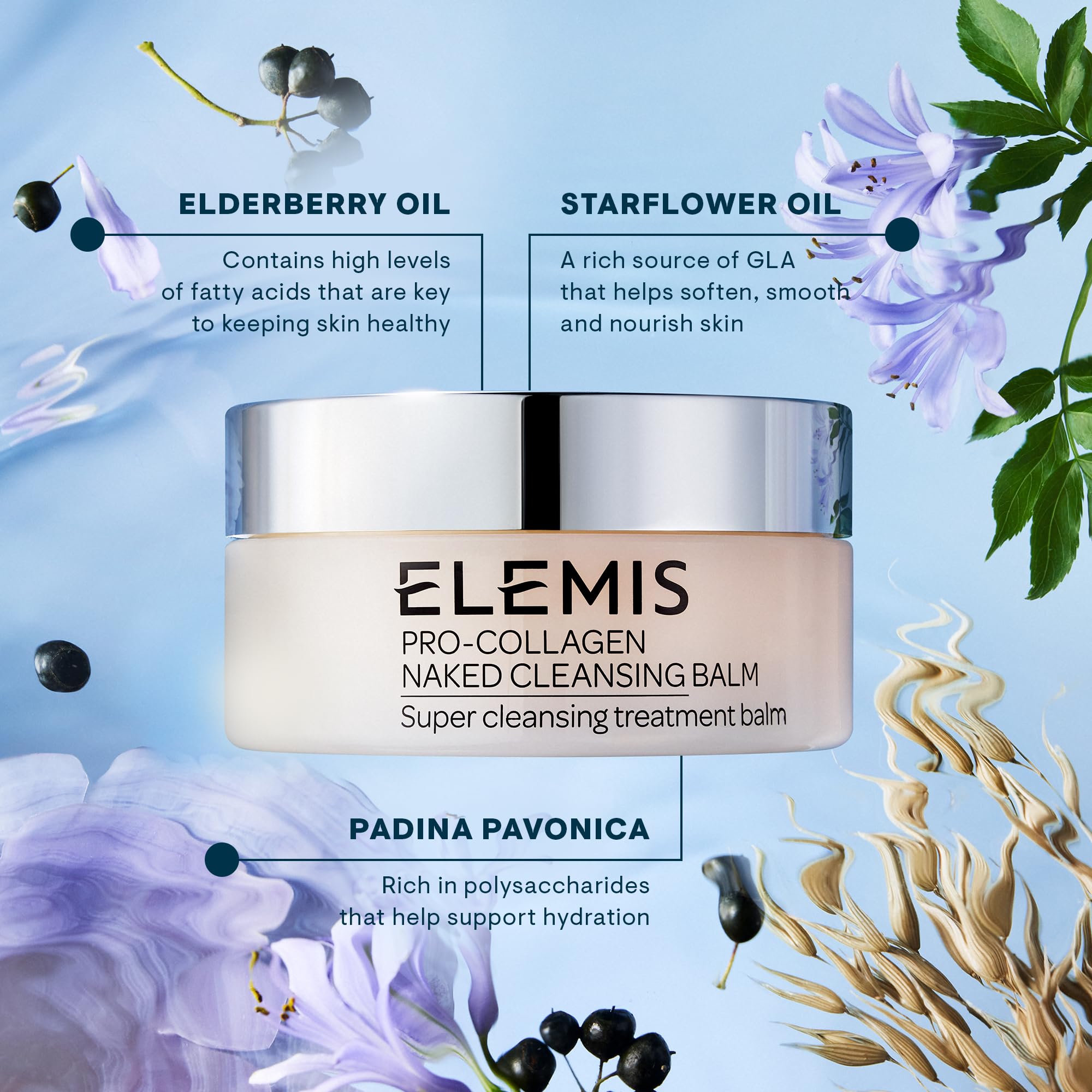ELEMIS supports skin barrier with a hydrating cleansing action