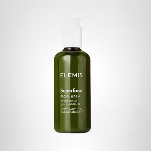 Elemis Superfood Facial Wash travel-ready pouch for skincare on the go.