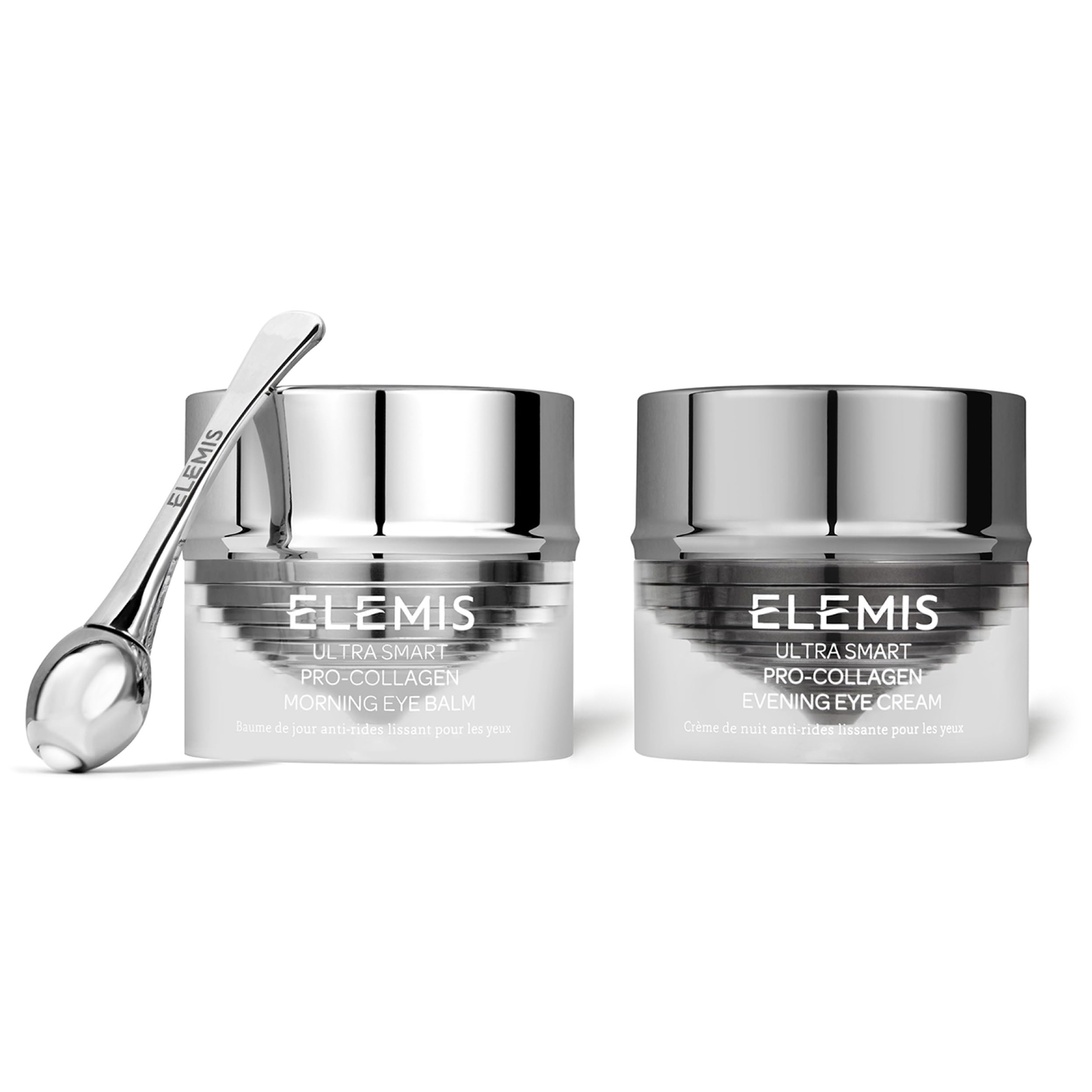 ELEMIS Ultra Smart Eye Balm morning application with cooling texture reducing puffiness.