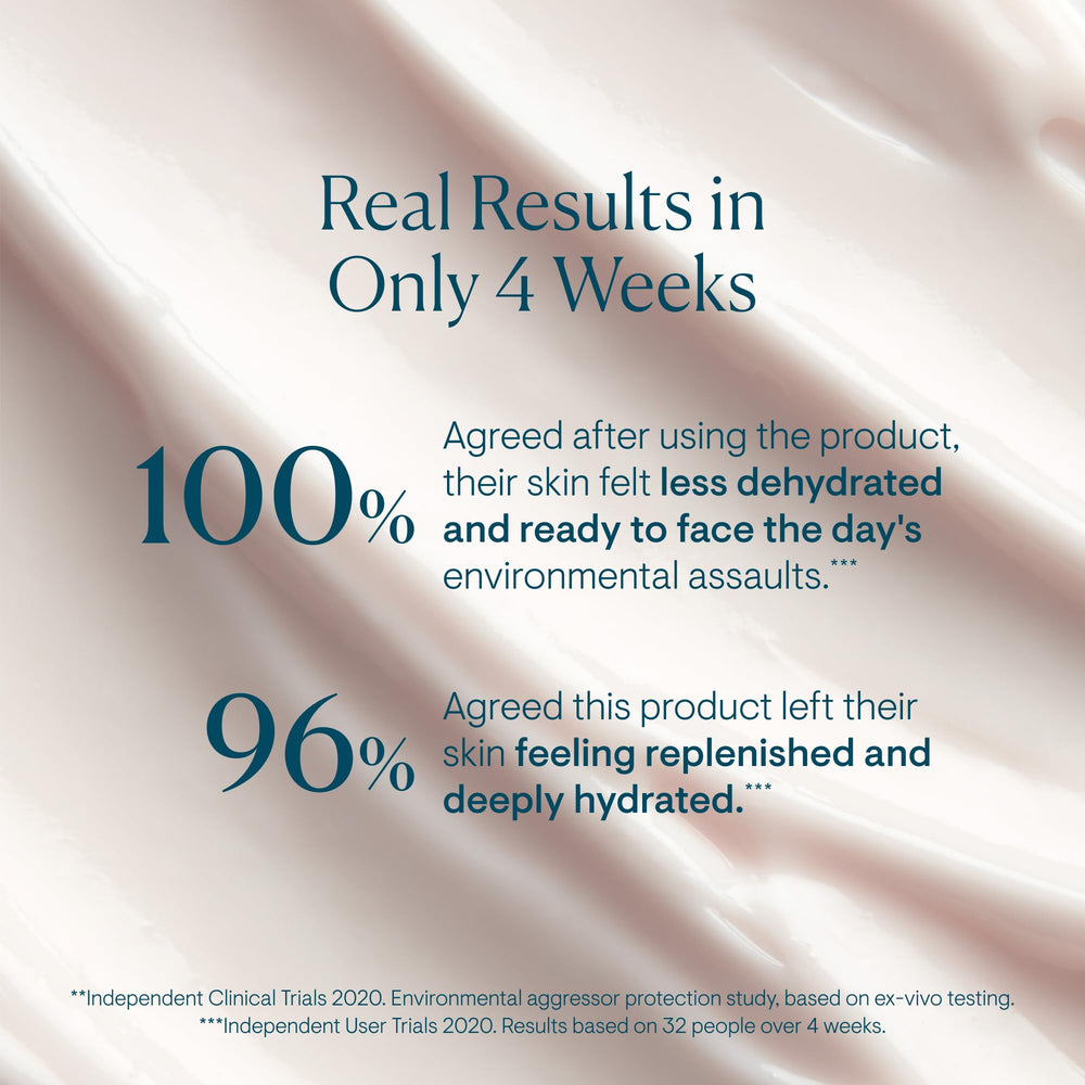 ELEMIS Ultra Smart Night Genius on face and neck-decollete for firming feel.