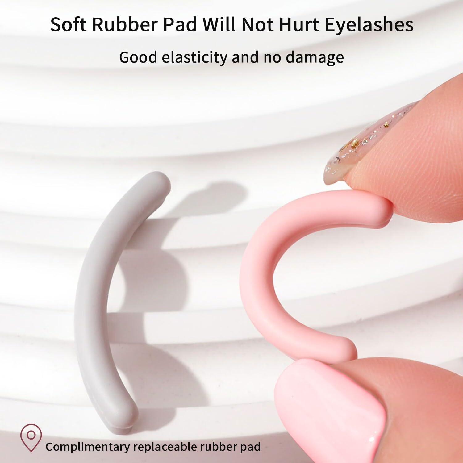 ELESDA eyelash curler pink packaging indicating a gift-ready beauty tool