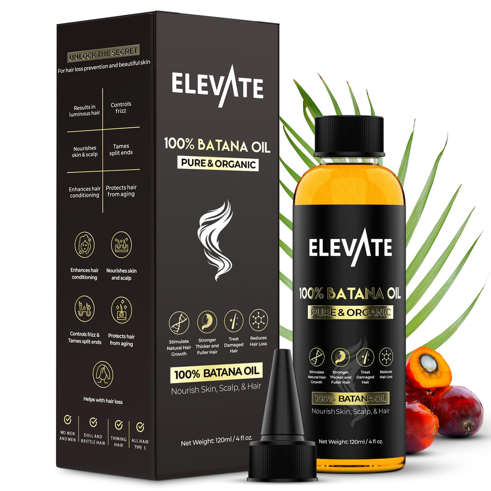 Elevate Batana Oil 2-pack display ideal for shared routines
