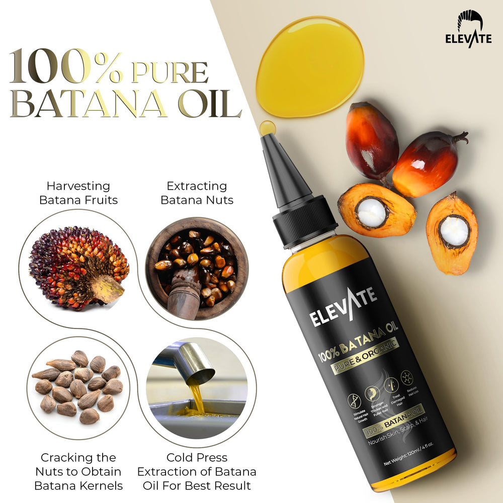 Elevate Batana Oil with Dr. Sebi label conveys trusted natural heritage