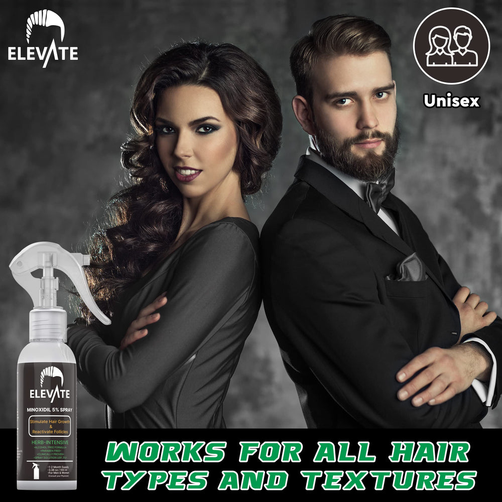 Elevate daily application scene demonstrates a quick, non-greasy regimen for thinning areas.