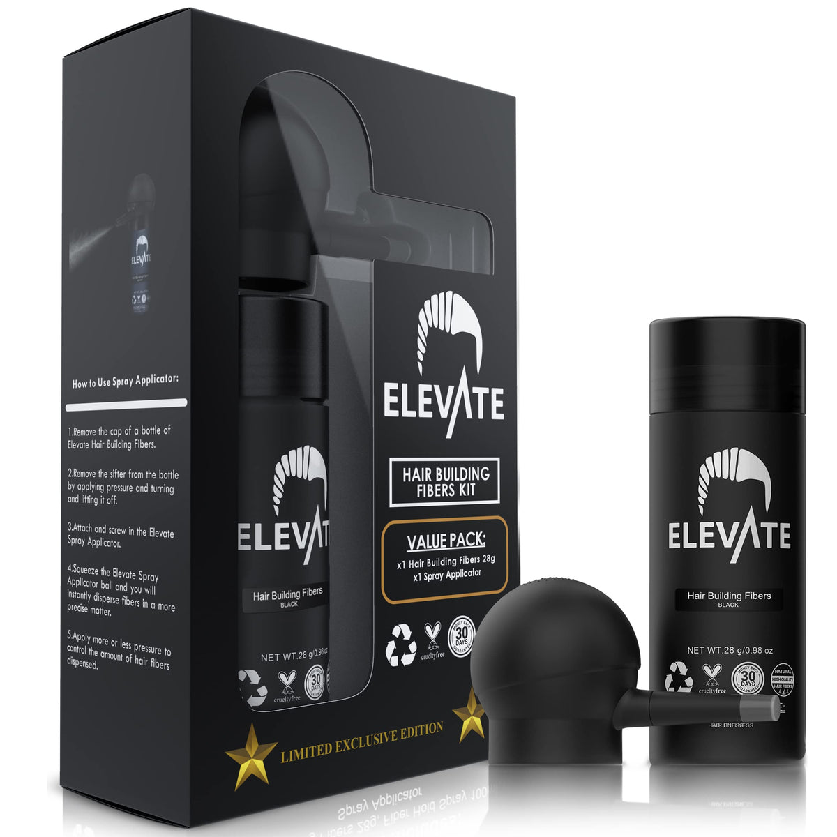 Elevate Hair Perfecting Kit packaging for quick setup and premium presentation