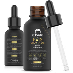 Elevate Hair Regrowth Treatment bottle showing formulation for hair recovery.