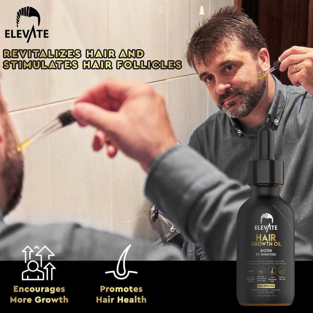 Elevate Hair Regrowth Treatment demonstrating easy application for user convenience.